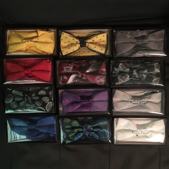 12 Multi-colored Karl Knox Bowties [Package Deal] - Picture 3 of 3